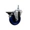 Service Caster 4 Inch Solid Polyurethane 38 Inch Threaded Stem Caster with Brake SCC-TS20S414-SPUS-PLB-381615 - alternate 1